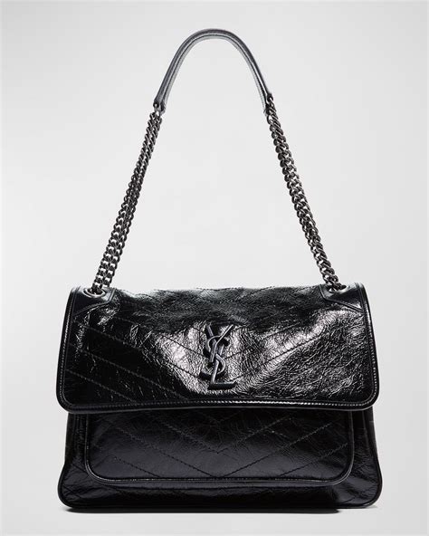 Saint Laurent Niki Monogram YSL Large Flap Shoulder Bag